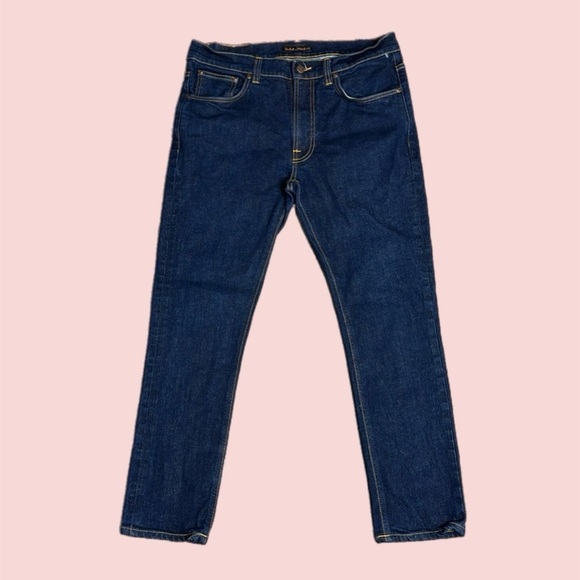 Nudie Jeans Slim Fit in Dark Blue - Picture 3 of 12